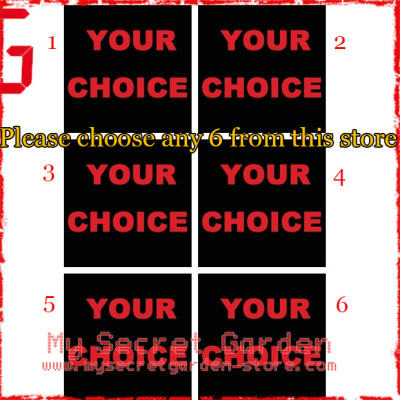 1. Mixed Item - Select Any 6 Cloth Patches or Magnets 1. Mixed Item - Select Any 6 Cloth Patches or Magnets